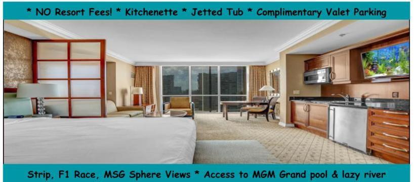 Signature Mgm Suite With Strip And Sphere View Las Vegas Zewnętrze zdjęcie